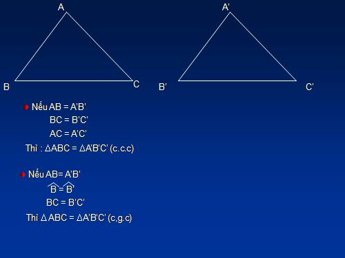 Chương III. §5. Trường hợp đồng dạng thứ nhất