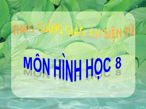 Chương I. §7. Hình bình hành