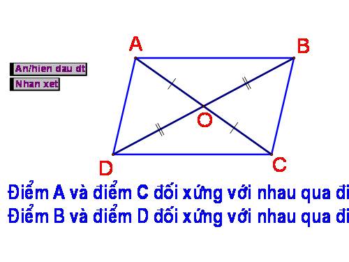 Chương I. §8. Đối xứng tâm