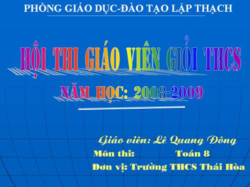 Các bài Luyện tập