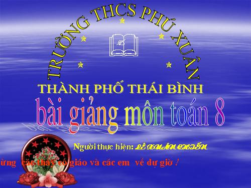 Chương III. §3. Tính chất đường phân giác của tam giác