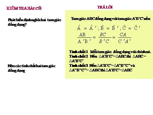 Chương III. §5. Trường hợp đồng dạng thứ nhất