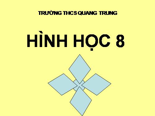 Chương I. §11. Hình thoi