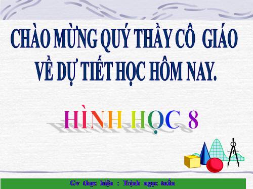 Chương II. §1. Đa giác. Đa giác đều