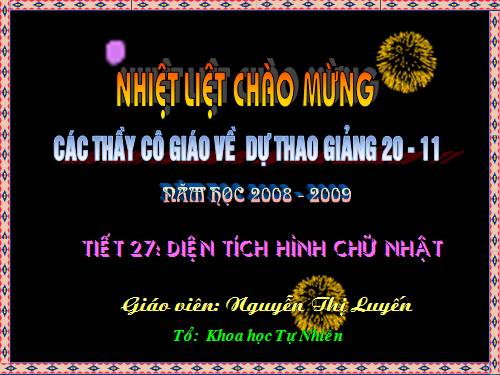 Chương II. §2. Diện tích hình chữ nhật