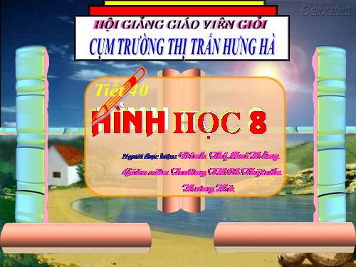 Chương III. §3. Tính chất đường phân giác của tam giác