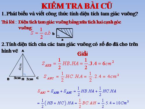 Chương II. §3. Diện tích tam giác