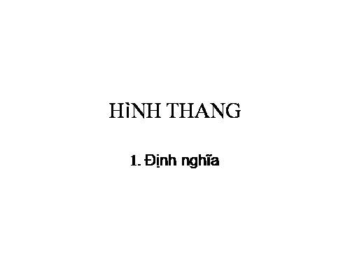 Chương I. §2. Hình thang