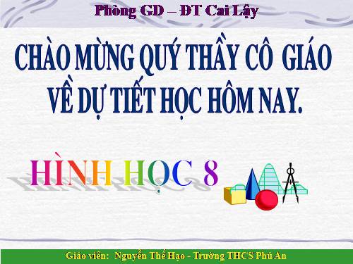 Chương II. §1. Đa giác. Đa giác đều