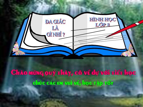 Chương II. §1. Đa giác. Đa giác đều