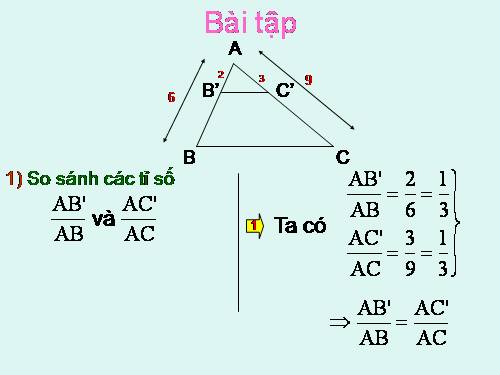 Chương III. §2. Định lí đảo và hệ quả của định lí Ta-lét