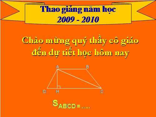 Chương II. §4. Diện tích hình thang