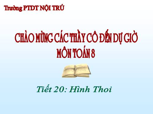 Chương I. §11. Hình thoi