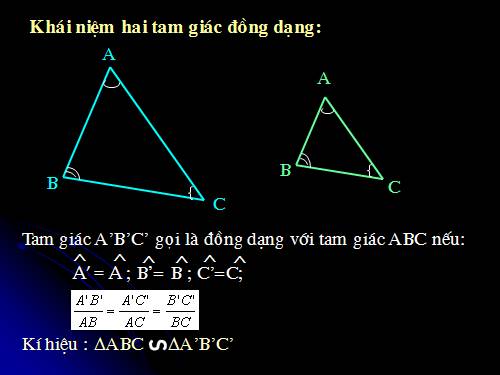 Chương III. §7. Trường hợp đồng dạng thứ ba