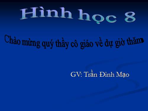 Chương I. §12. Hình vuông