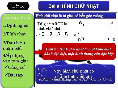 Chương I. §9. Hình chữ nhật