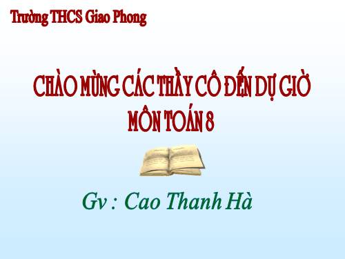 Chương I. §11. Hình thoi