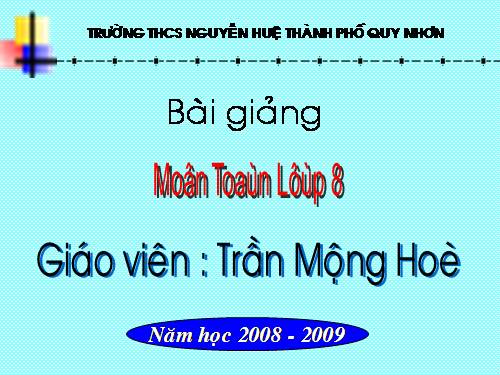 Chương I. §4. Đường trung bình của tam giác, của hình thang