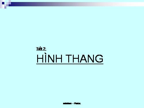 Chương I. §2. Hình thang