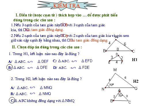 Chương III. §7. Trường hợp đồng dạng thứ ba