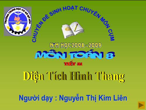 Chương II. §4. Diện tích hình thang