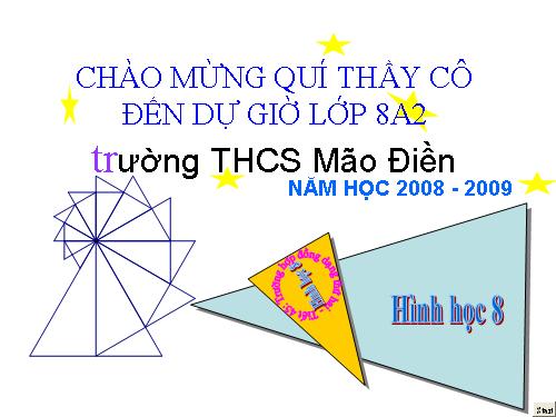 Chương III. §6. Trường hợp đồng dạng thứ hai