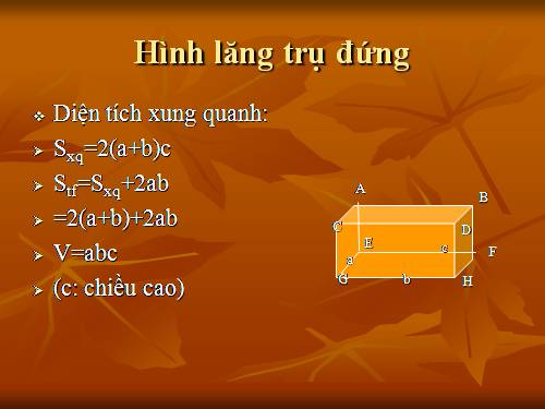 Chương IV. §7. Hình chóp đều và hình chóp cụt đều