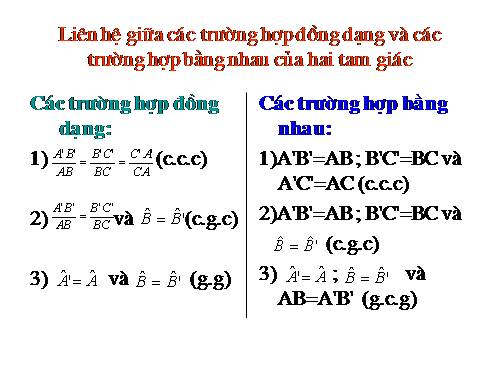 Các bài Luyện tập