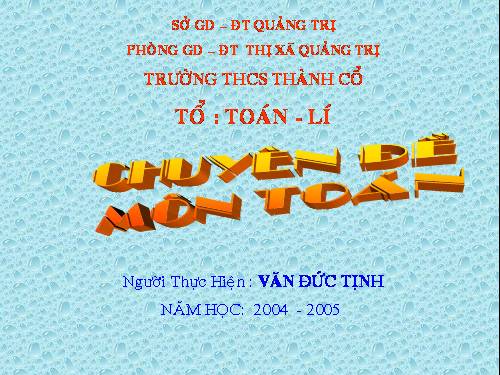 Chương III. §3. Tính chất đường phân giác của tam giác