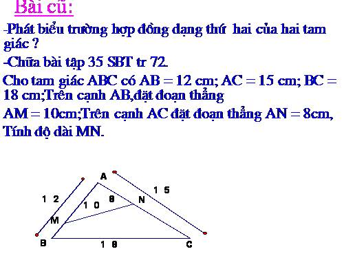 Chương III. §7. Trường hợp đồng dạng thứ ba