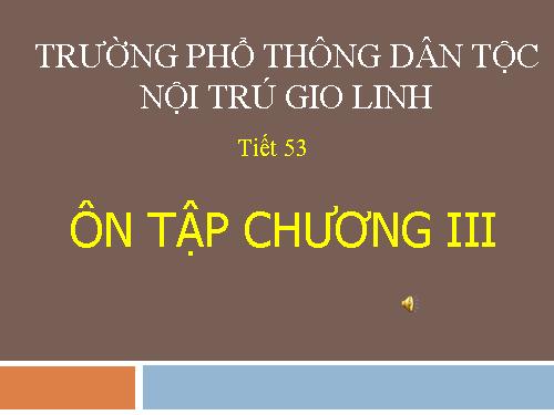 Ôn tập Chương III. Tam giác đồng dạng