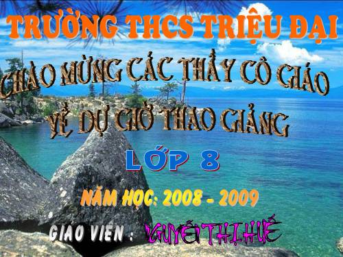 Chương III. §8. Các trường hợp đồng dạng của tam giác vuông