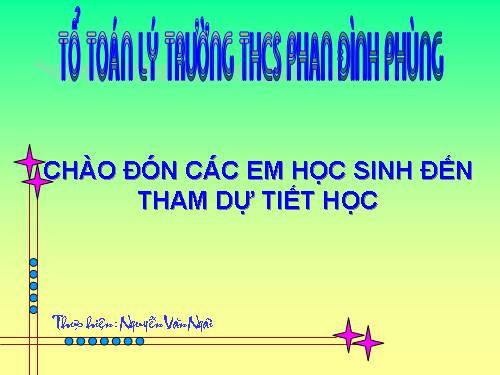 Chương IV. §7. Hình chóp đều và hình chóp cụt đều