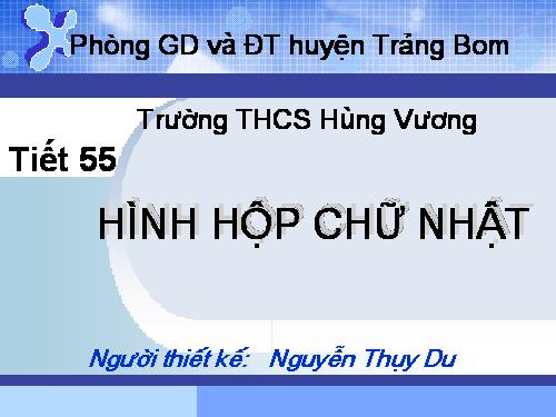 Chương IV. §1. Hình hộp chữ nhật