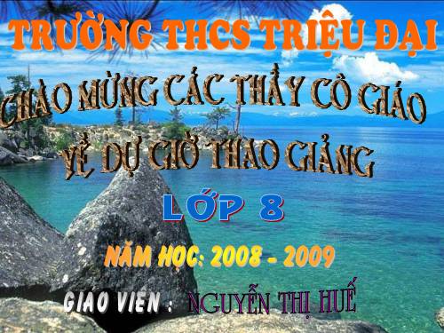 Chương III. §8. Các trường hợp đồng dạng của tam giác vuông