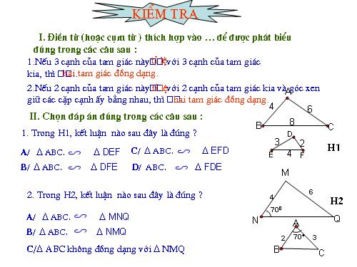 Chương III. §7. Trường hợp đồng dạng thứ ba