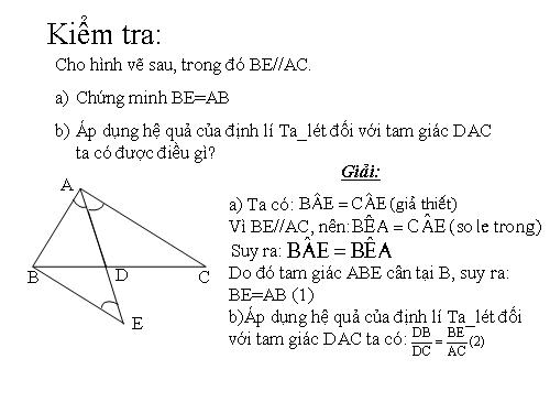 Chương III. §3. Tính chất đường phân giác của tam giác