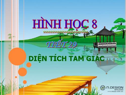 Chương II. §3. Diện tích tam giác