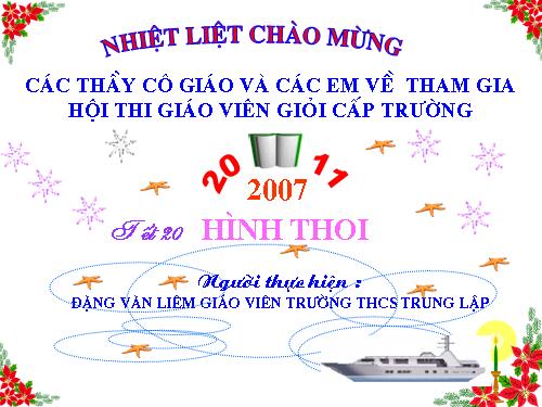 Chương I. §11. Hình thoi