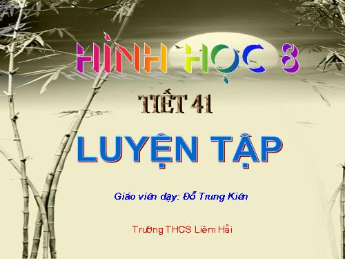 Các bài Luyện tập