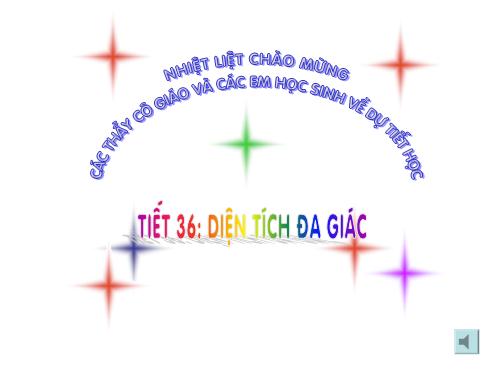 Chương II. §6. Diện tích đa giác