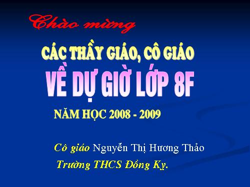 Chương III. §4. Khái niệm hai tam giác đồng dạng