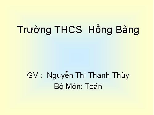 Chương III. §4. Khái niệm hai tam giác đồng dạng