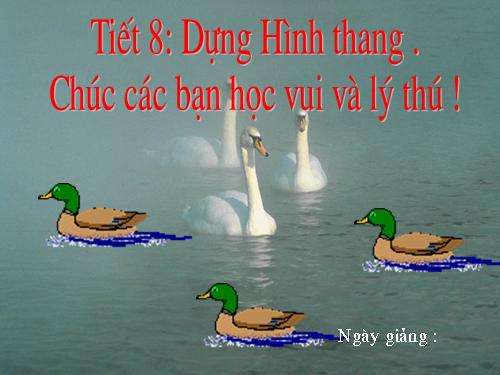 Chương I. §5. Dựng hình bằng thước và compa. Dựng hình thang