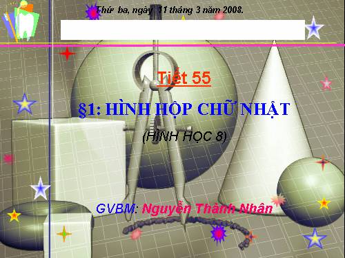 Chương IV. §1. Hình hộp chữ nhật