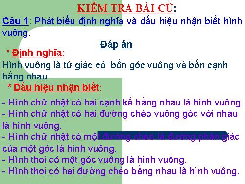 Các bài Luyện tập