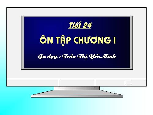 Ôn tập Chương I. Tứ giác