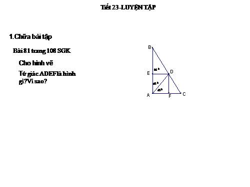 Các bài Luyện tập