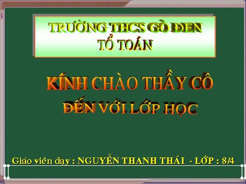 Chương I. §10. Đường thẳng song song với một đường thẳng cho trước