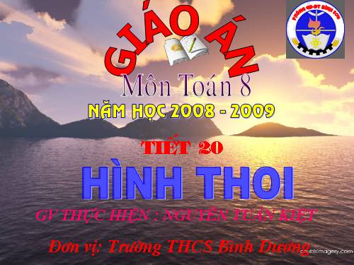 Chương I. §11. Hình thoi